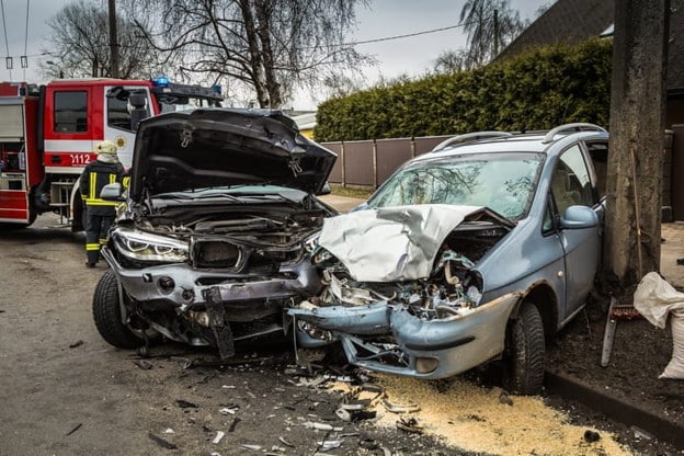 A severe car accident.